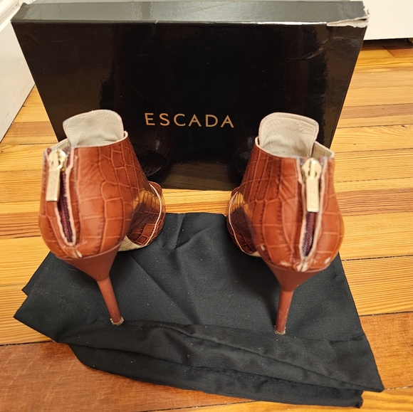 Escada Open Toe Bootie Size 38 - Picture 3 of 8